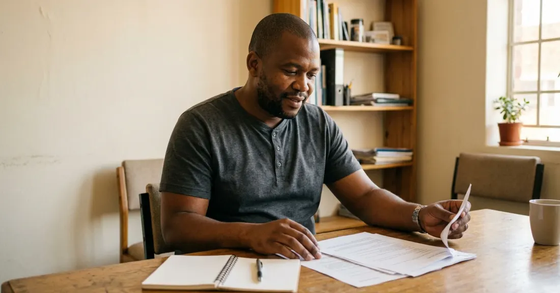 SEDFA priority programmes 2026: South African SMME owner reviewing programme application options at a small business desk