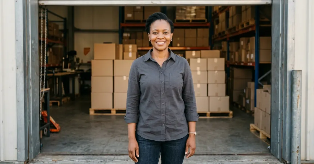 Sole proprietor vs Pty Ltd: South African woman running her registered Pty Ltd warehouse business