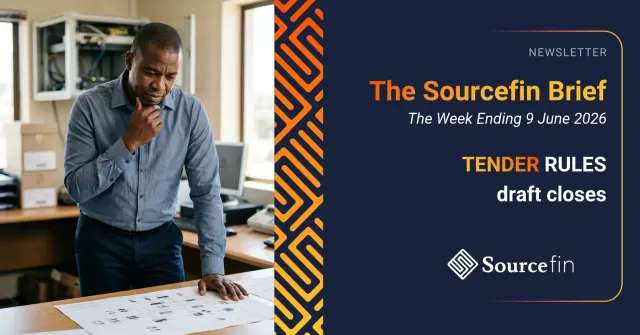 The Sourcefin Brief newsletter feature image – week ending 9 June 2026