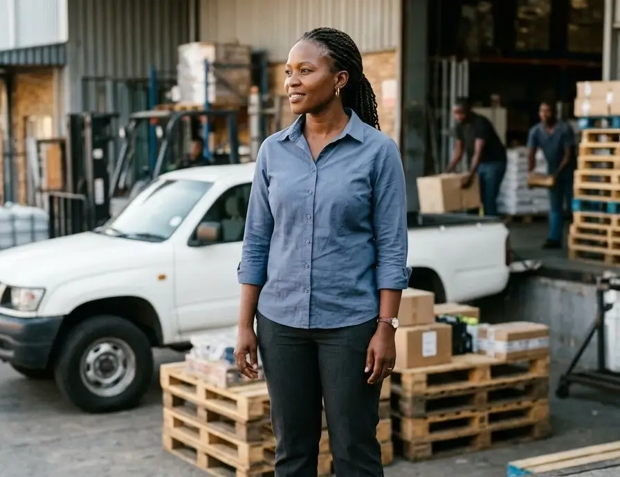 South African logistics SMME owner who uses invoice discounting to keep cash flowing
